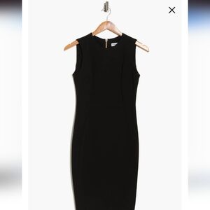 Calvin Klein Classic Black Midi Dress